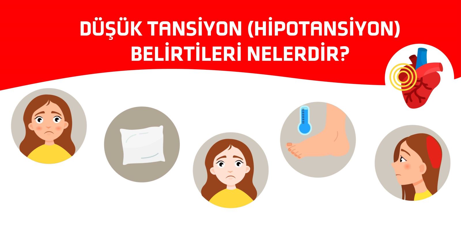 Düşük tansiyon belirtileri